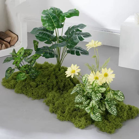 Plastic simulation decorative flower