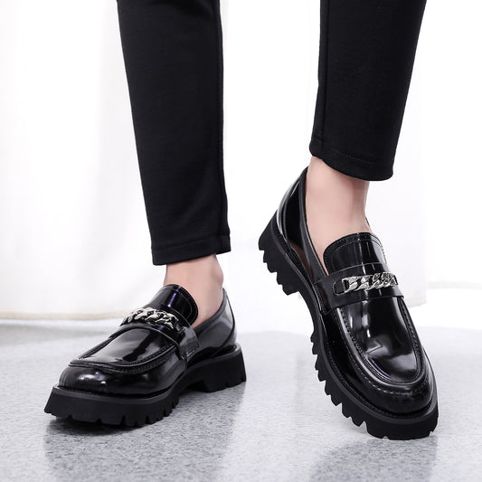 Platform Casual Leather Shoes